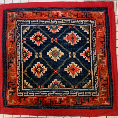 Tibetan seat cover/ rug