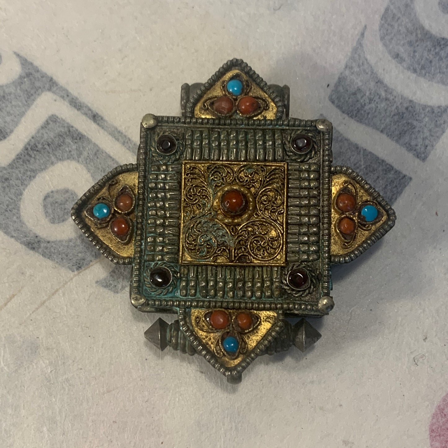 Tibetan ghau pendant