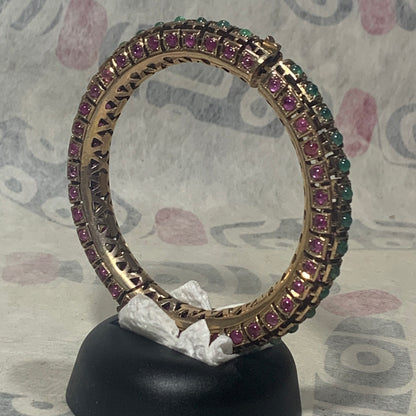 Antique gold bangle bracelet