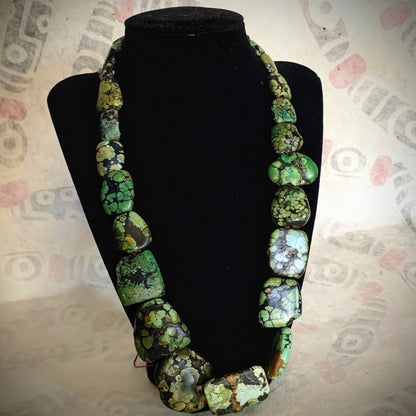 Antique Tibetan turquoise necklace