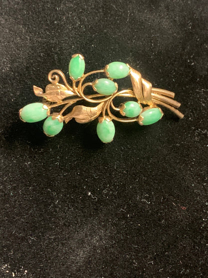 A jade brooch