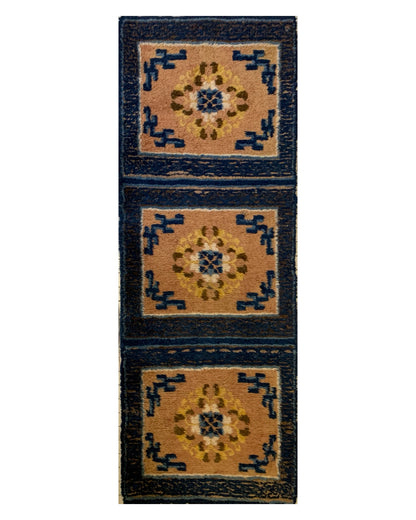 Antique Tibetan monastery rug