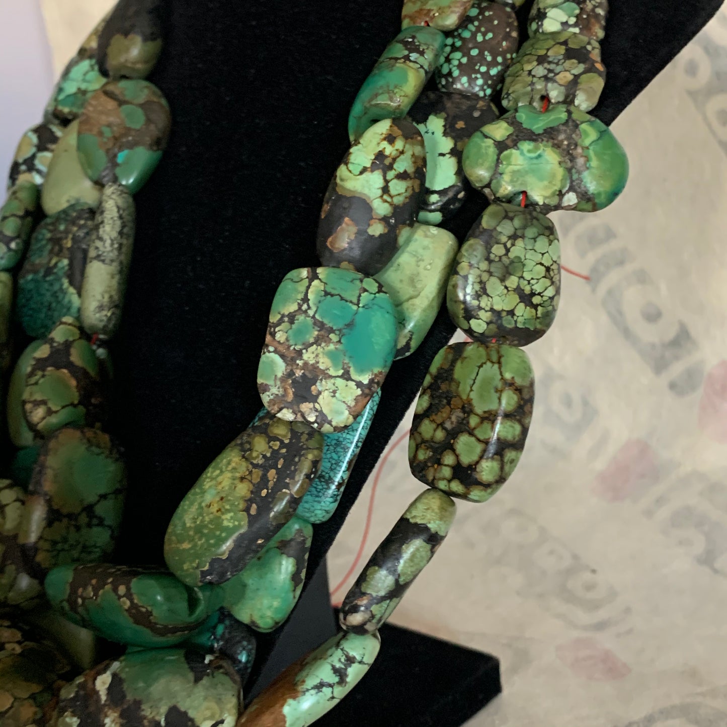 Antique Tibetan turquoise necklace