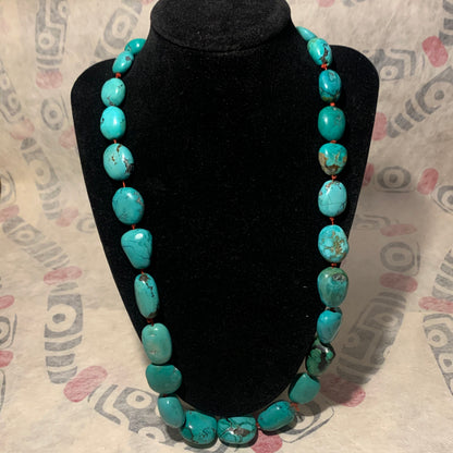 Antique Tibetan Turquoise bead necklace