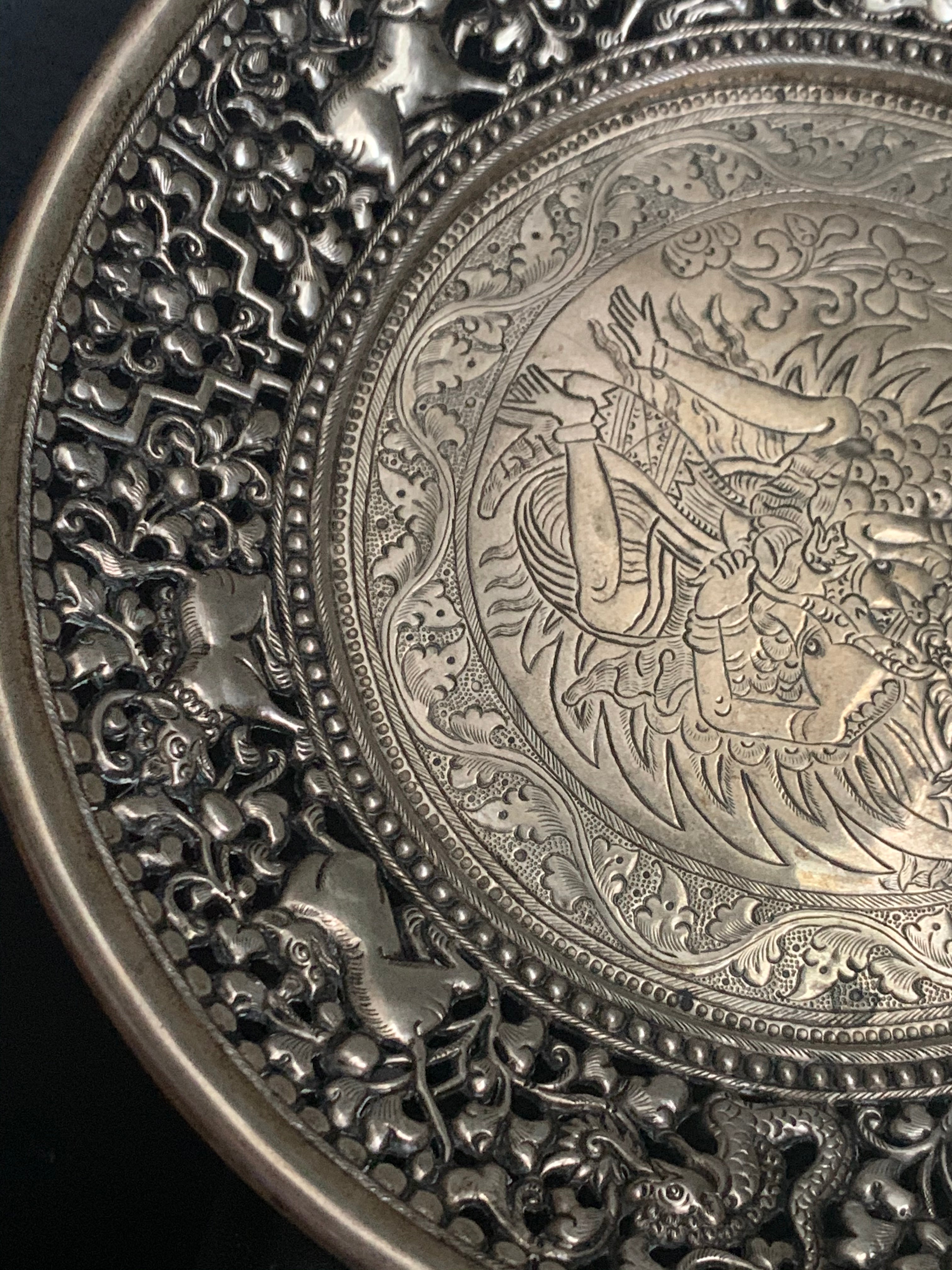 A silver plate – Tibetan Keepsakes