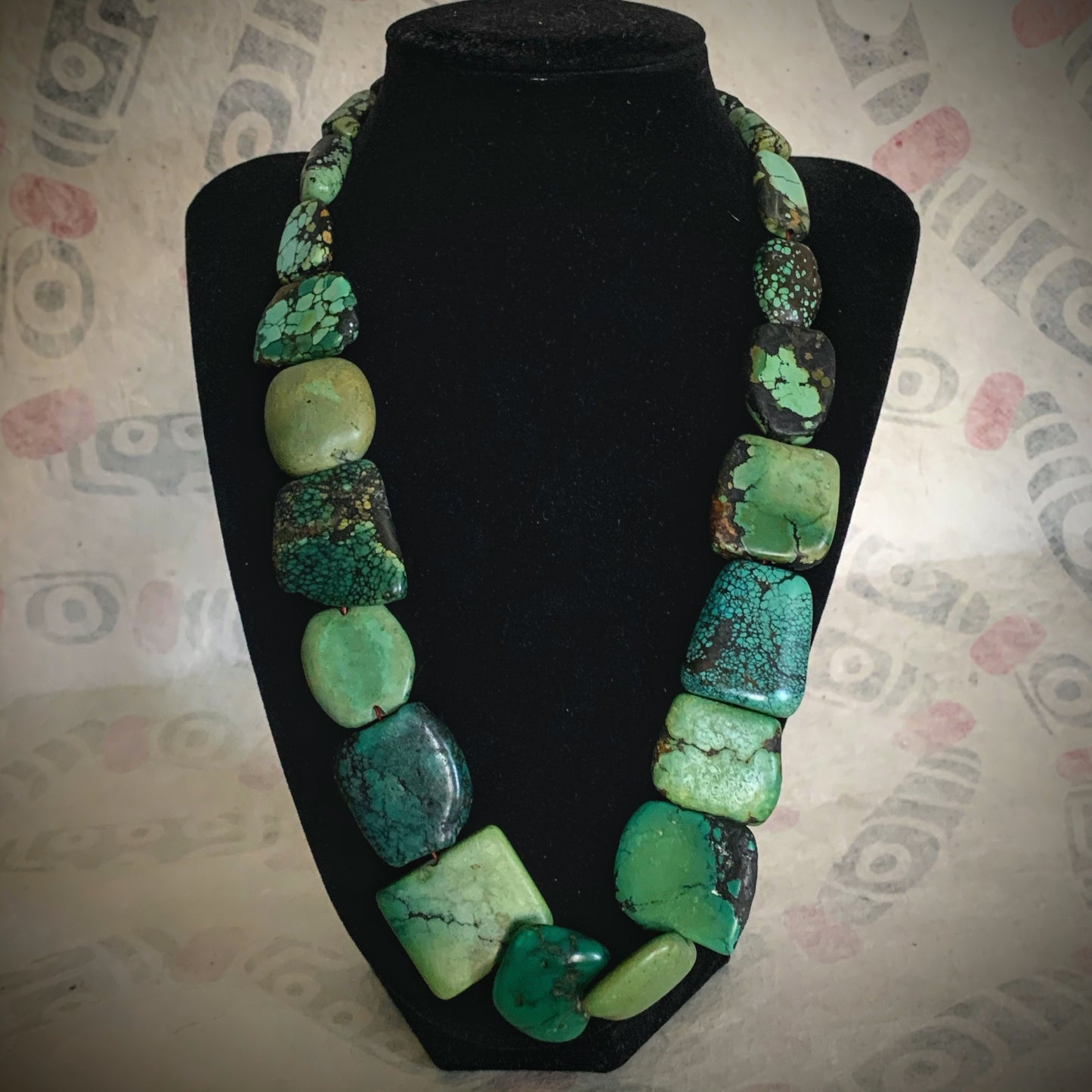 Antique Tibetan turquoise necklace