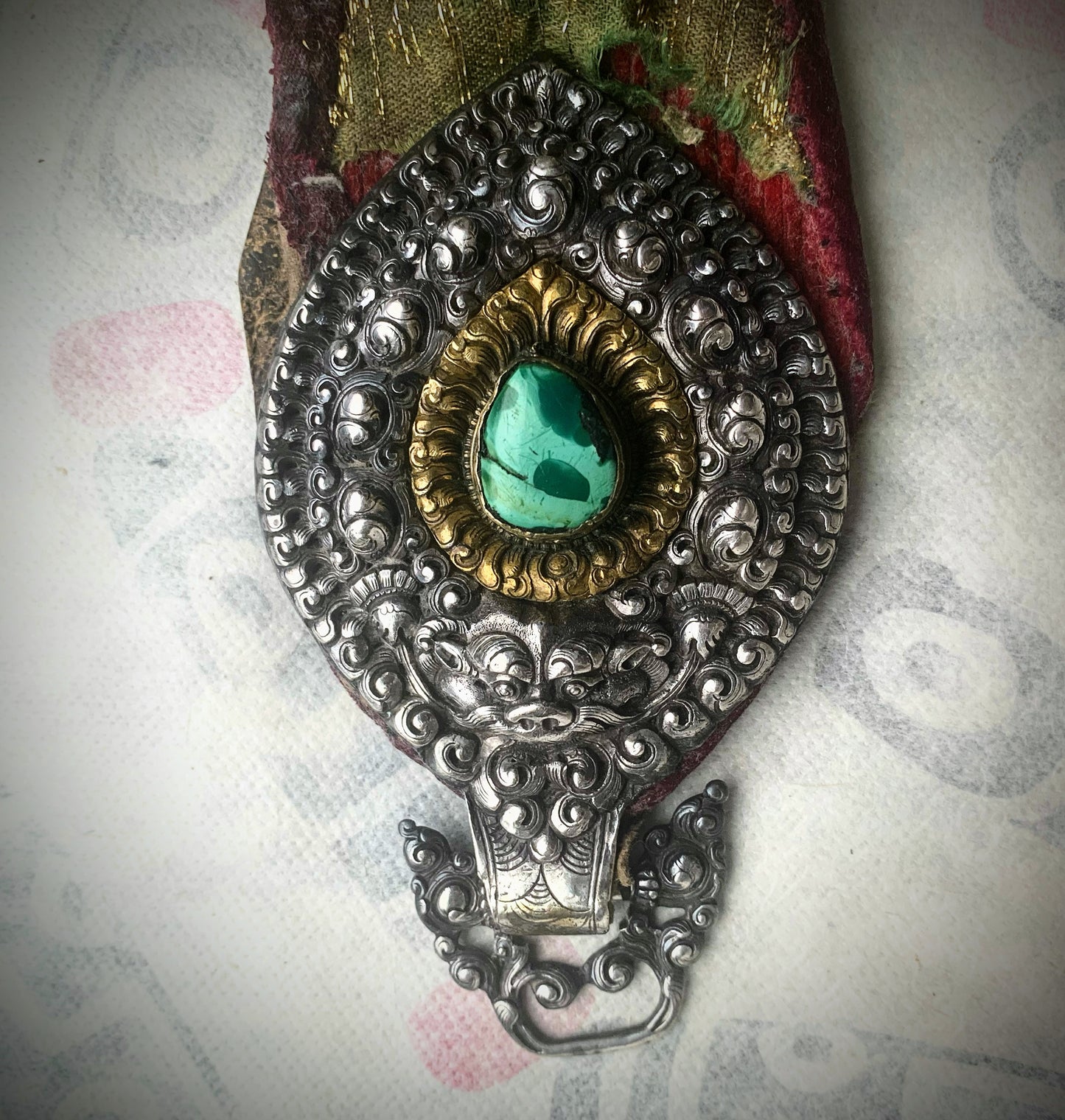 Antique Tibetan belt pendants