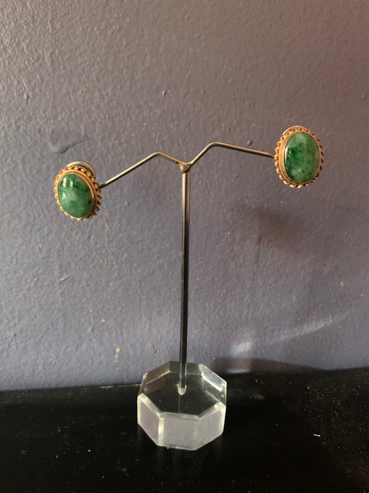 Jade ear rings