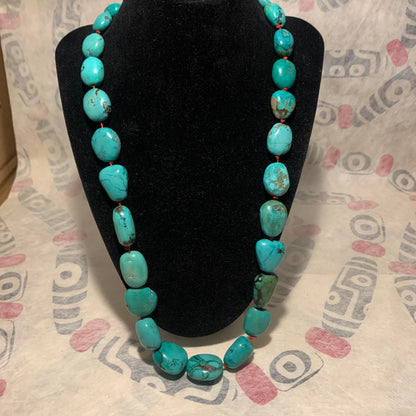 Antique Tibetan Turquoise bead necklace