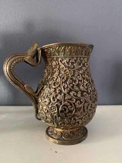 A silver creamer