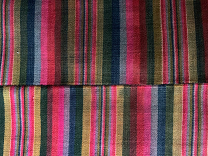 An antique Tibetan woman’s hand-woven, woolen apron - pangden.