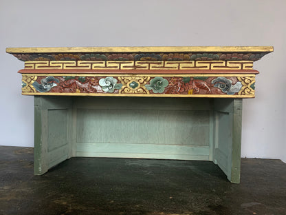A vintage Tibetan meditation table