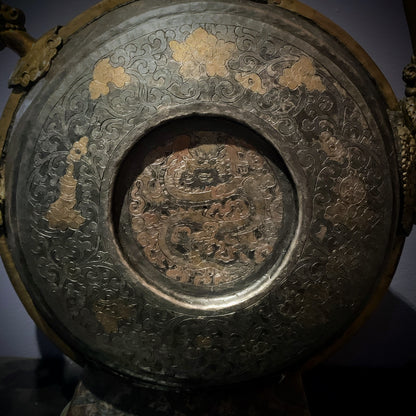 An antique Tibetan beer pitcher