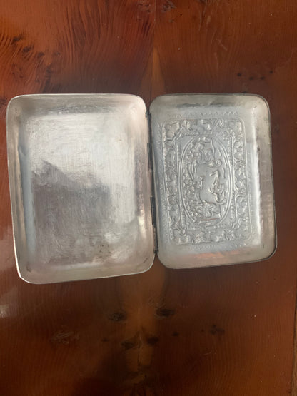 A silver box
