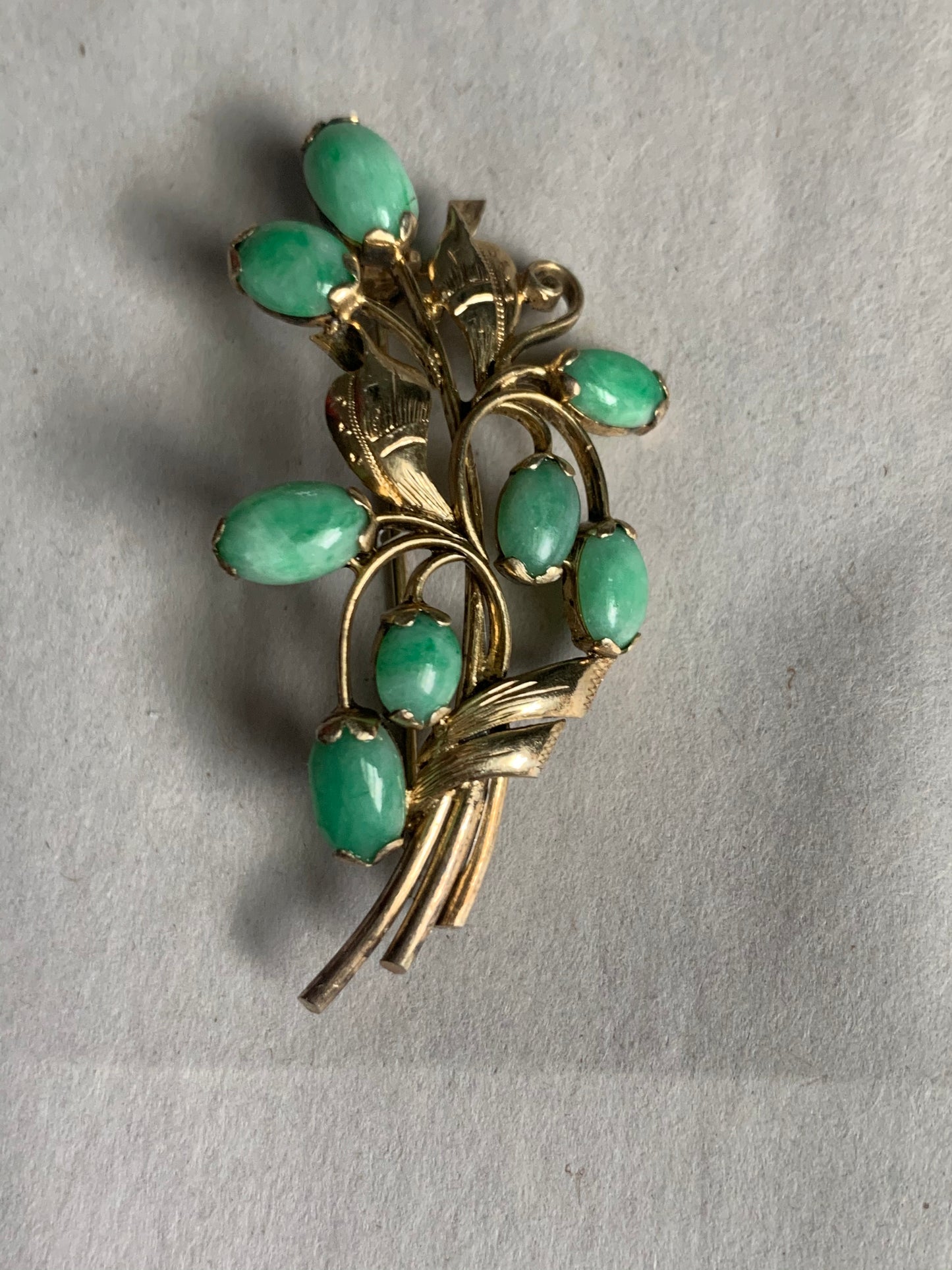 A jade brooch