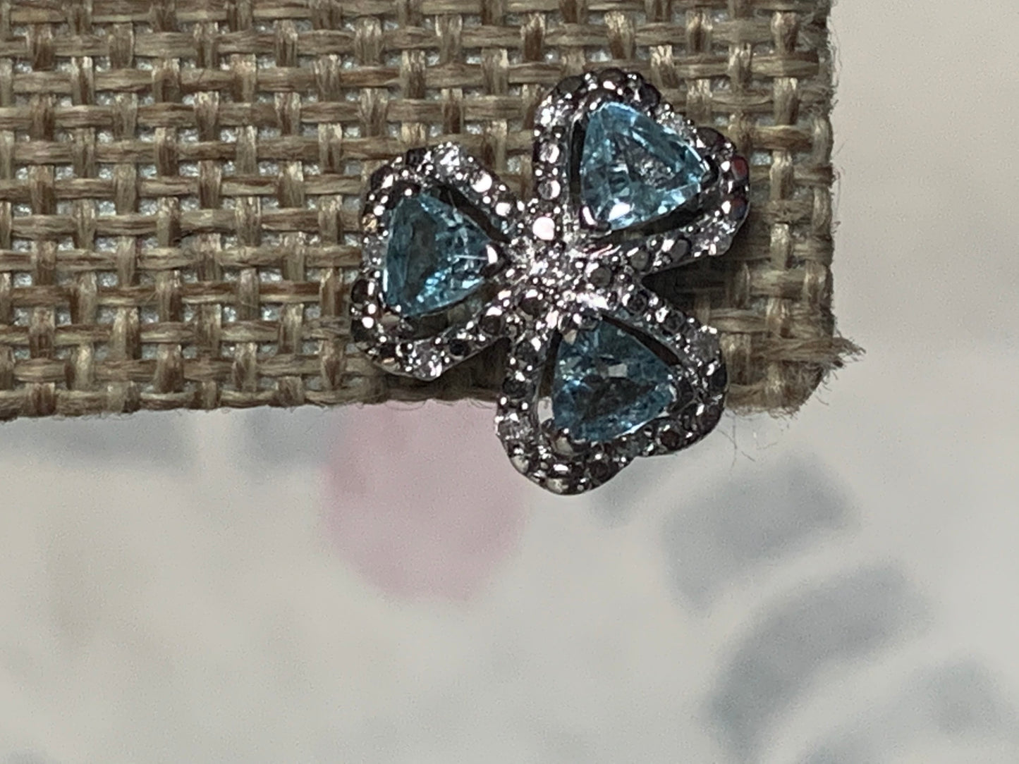 Aquamarine earring