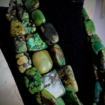 Antique Tibetan turquoise necklace