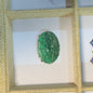 Vintage jade brooch