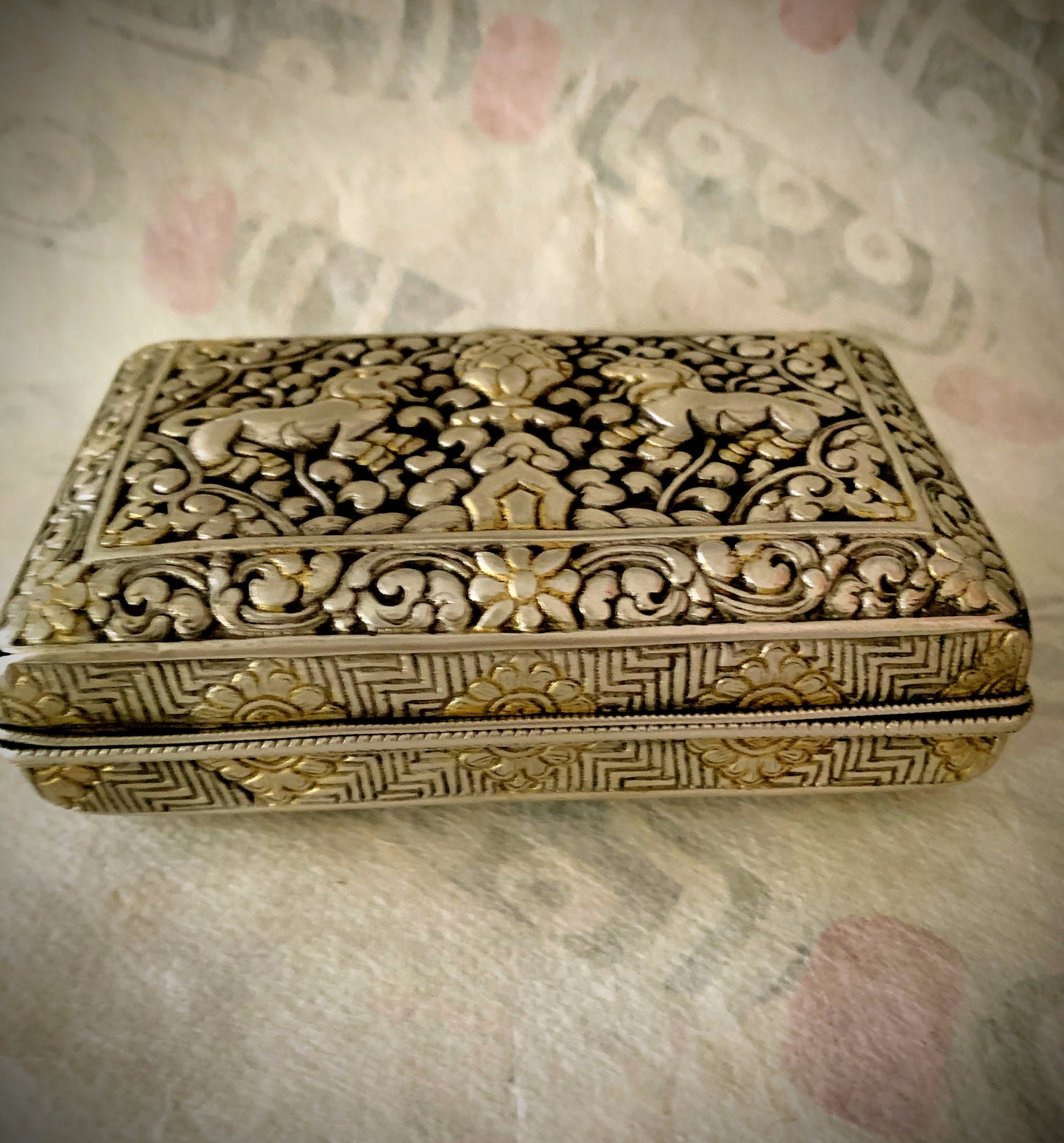A Bhutanese betel nut box