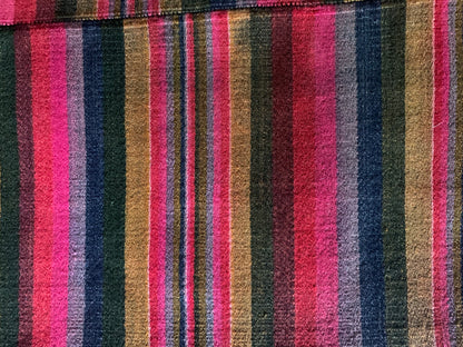 An antique Tibetan woman’s hand-woven, woolen apron - pangden.