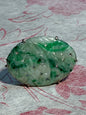 Antique jade brooch