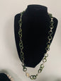 A vintage nephrite necklace