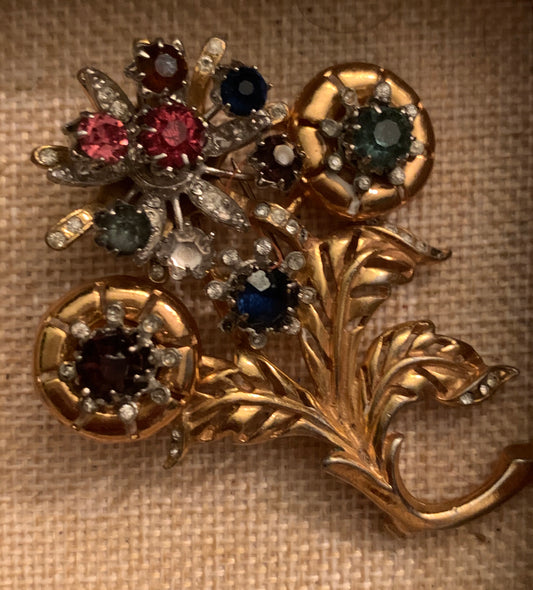 Vintage mechanical brooch