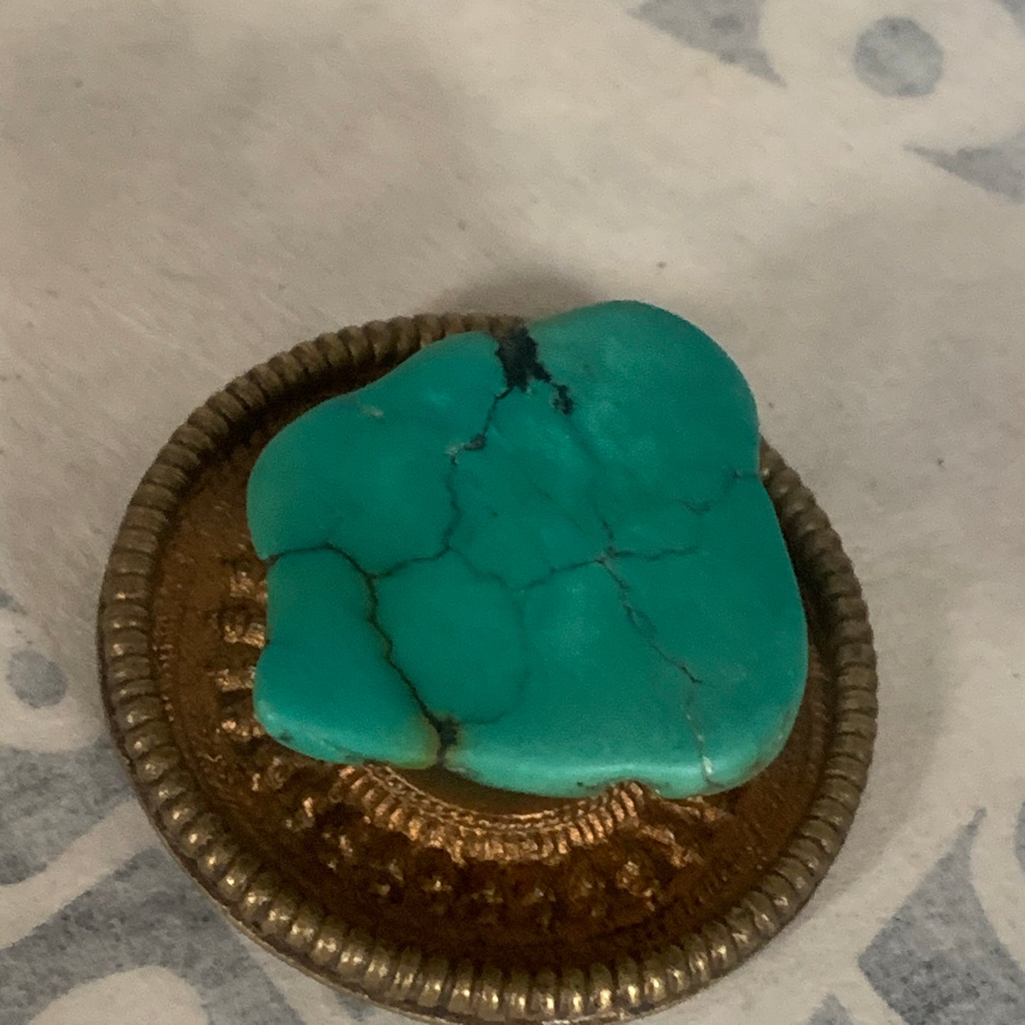 Turquoise hair ornament