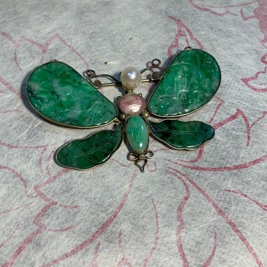 Vintage butterfly brooch