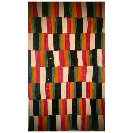 An antique Tibetan wool blanket