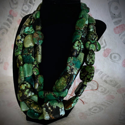 Antique Tibetan turquoise necklace