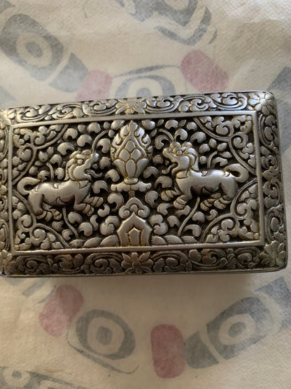 A Bhutanese betel nut box