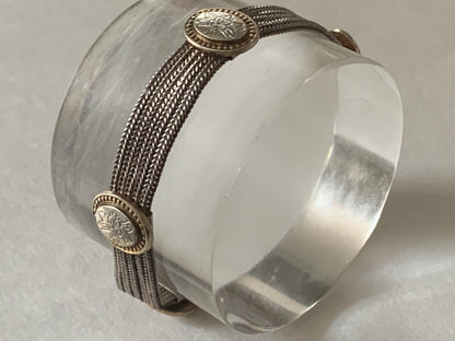A vintage silver bracelet