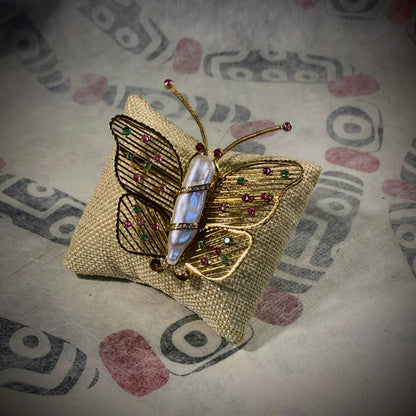Vintage butterfly brooch