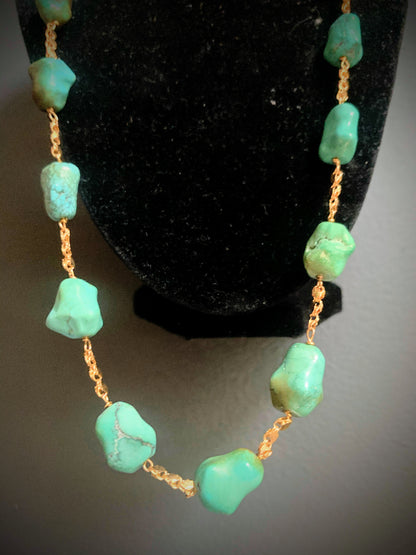Vintage turquoise necklace