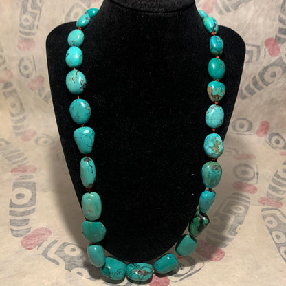 Antique Tibetan Turquoise bead necklace