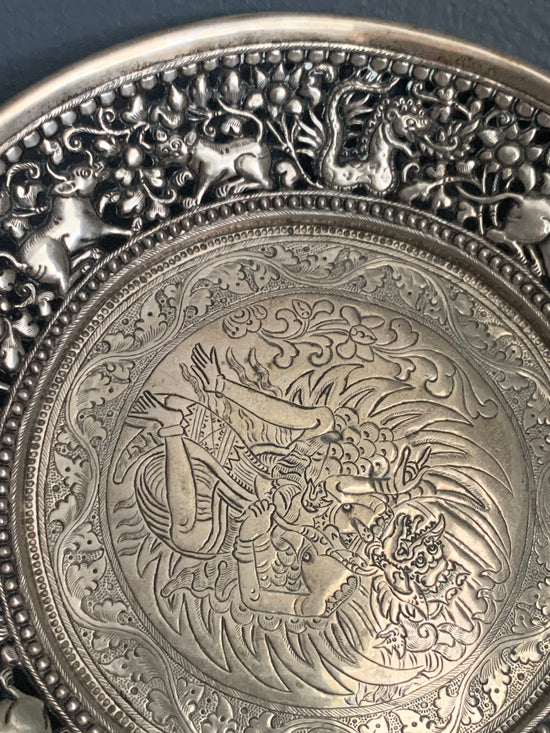 A silver plate – Tibetan Keepsakes