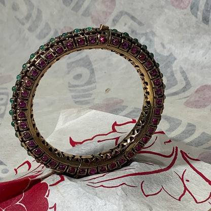 Antique gold bangle bracelet