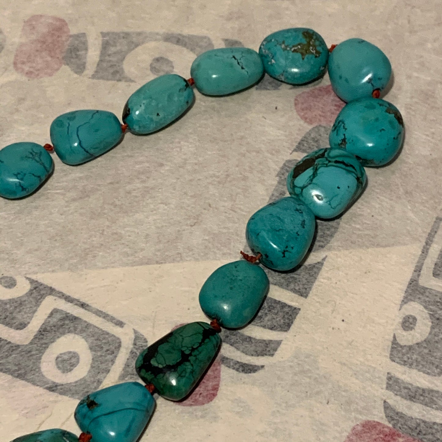 Antique Tibetan Turquoise bead necklace