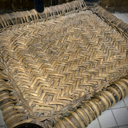Low antique Indian chair