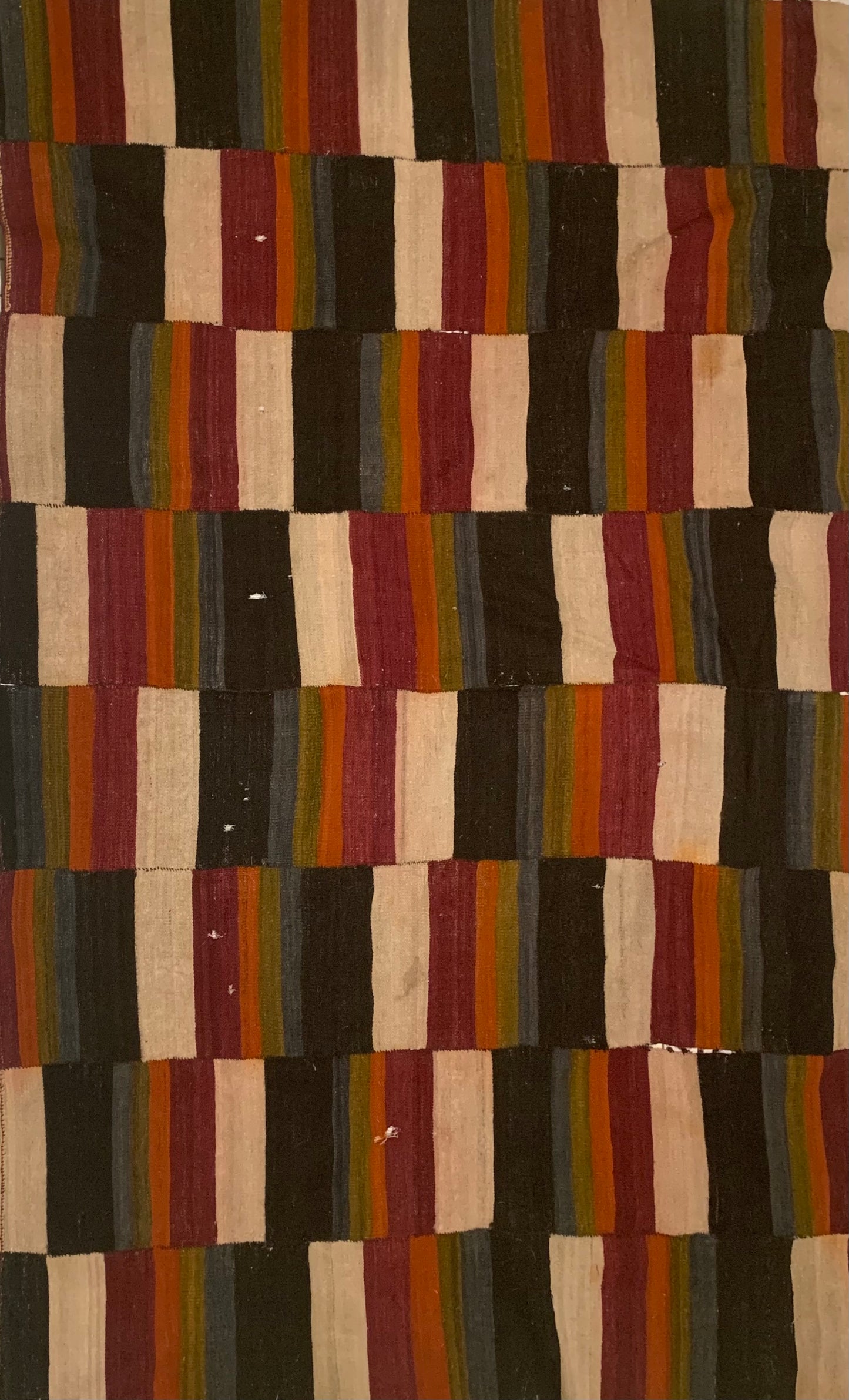 An antique Tibetan wool blanket