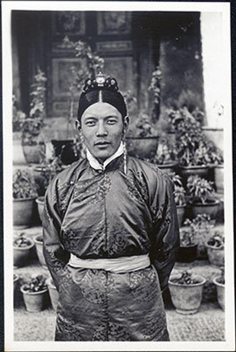 Antique Tibetan hair ghau
