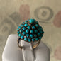 Turquoise and gold ring