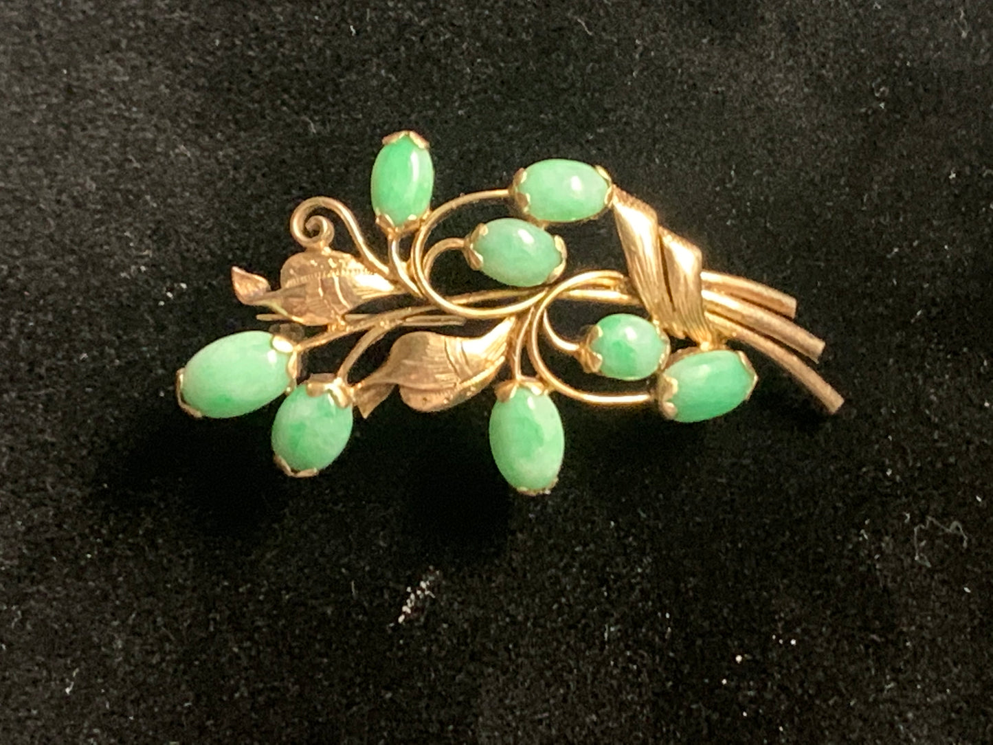 A jade brooch