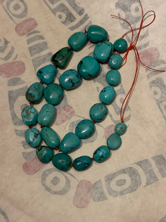 Antique Tibetan Turquoise bead necklace