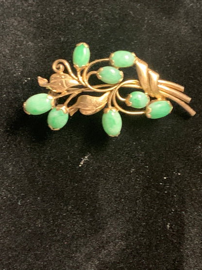 A jade brooch