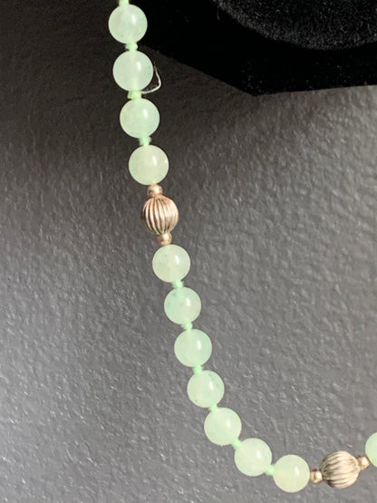 A jade necklace
