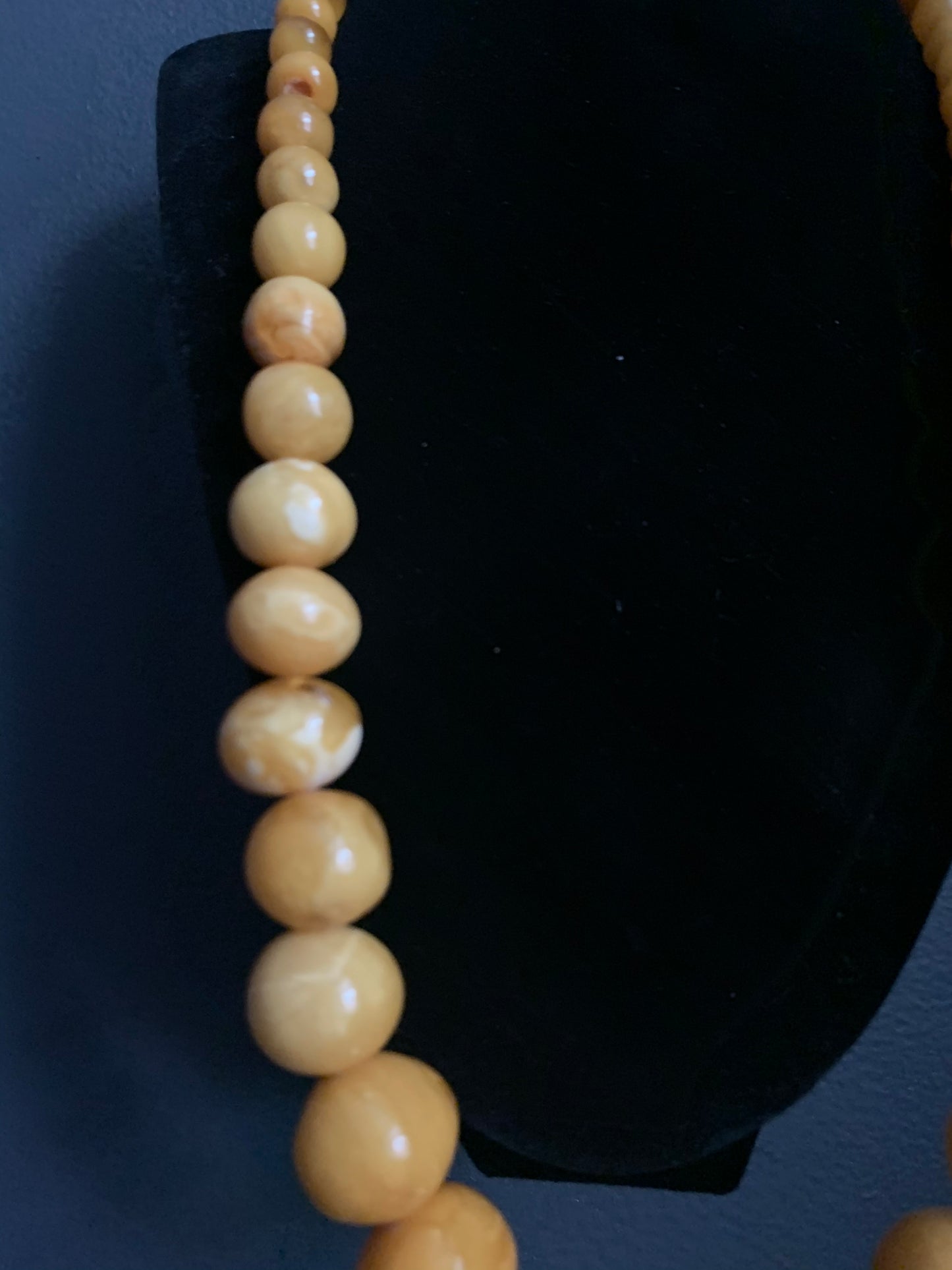 Butterscotch amber necklace