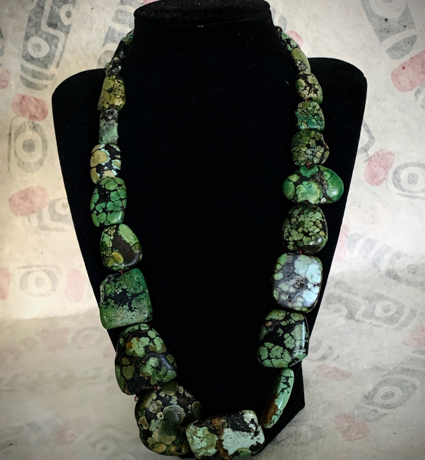 Antique Tibetan turquoise necklace