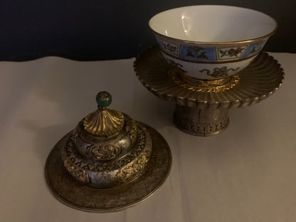 Tibetan cup stand